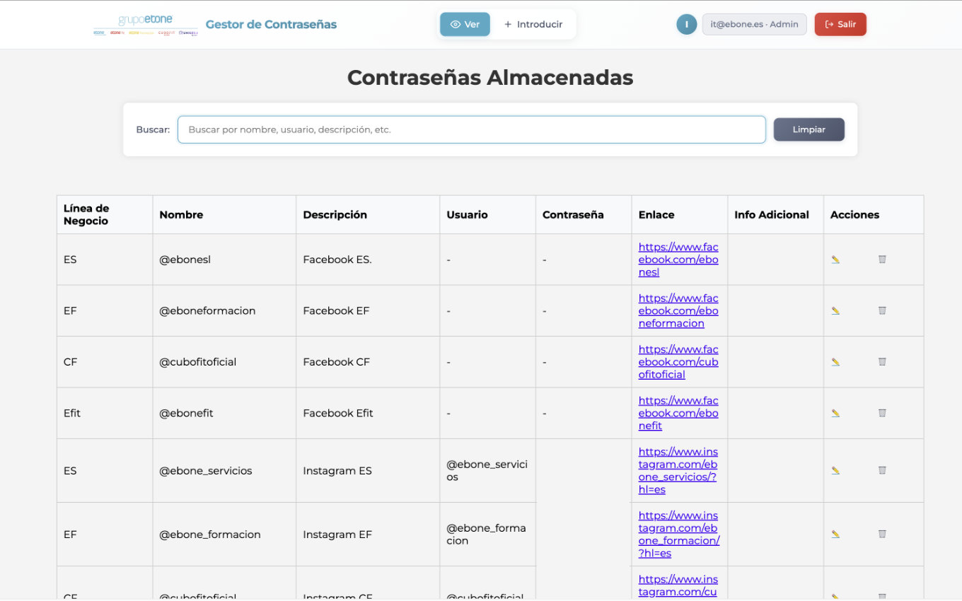 Passwords · vista previa